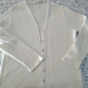 American Knitworks large white cardigan